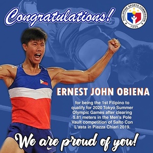 Philippines’ Obiena books ticket to Tokyo