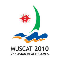 <div>
<p>Designed by Saleem Sakhi, renowned Omani artist, the Muscat 2010 logo represents the relationship between the Omani people and the sea. The sail reflects the connection of Oman to the rest of Asia by hosting the shining sun in Muscat and projects a healthy future for Asian sport aided by a ship carrying it to international sporting destinations. The strong high waves provide the logo with solidity, vitality, sustainability and challenges and represent the athletes competing in the Games. The waves touch the attractive Omani beaches and give a local natural dimension to the logo.&nbsp;</p>
</div>
<div>&nbsp;</div>