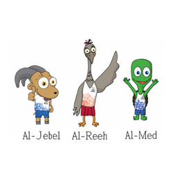 <div>
<p>The award winning Mascots are the friends of the 2nd Asian Beach Games Muscat 2010. In June 2010 they received a Special Commendation for Green Campaign of the Year at the Oman Green Awards. The Mascots hold a special position as Green Ambassadors and are the fictional platform by which MABGOC is addressing real life issues &ndash; the environment!<br /><br />Selected, not only for representing the vast and varied regions of the Sultanate, the Mascots each symbolise a vulnerable or endangered species found in Oman. Al-Jebel (Tahr), Al-Reeh (Houbara) and Al-Med (Green Turtle) are the three friends who act as mascots for Muscat 2010. Chosen to represent the land, the water and the skies of Oman, the animals also support the Games slogan &lsquo;Together We Shine&rsquo;.<br /><br />Each brings their own personality and character to building the spirit of the Games. Al-Jebel shows us ambition in his love for competition, Al-Reeh teaches us fair-play and the importance of teamwork and she often mentors and coaches her friends, and Al-Med teaches us commitment, patience and kindness to oneself and others.<br /><br />MABGOC does not only plan to host a most successful Asian Beach Games, but also encourage the athletes and youth to protect our environment today for future generations.</p>
</div>
<div>&nbsp;</div>