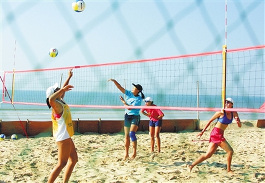 Beach sports boom in Sanya ahead of 6th ABG