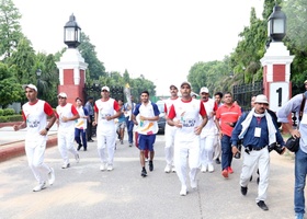 Jakarta - Palembang 2018 | New Delhi, India - 18th Asian Games Torch Relay 2018